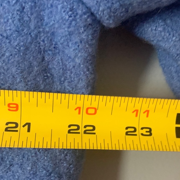 Talbots Blue Textured Blazer Size 16 Like New Wool Blend - Picture 11 of 12